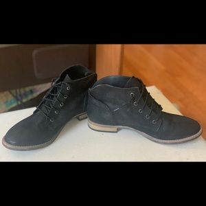 Diba Black Lace Booties